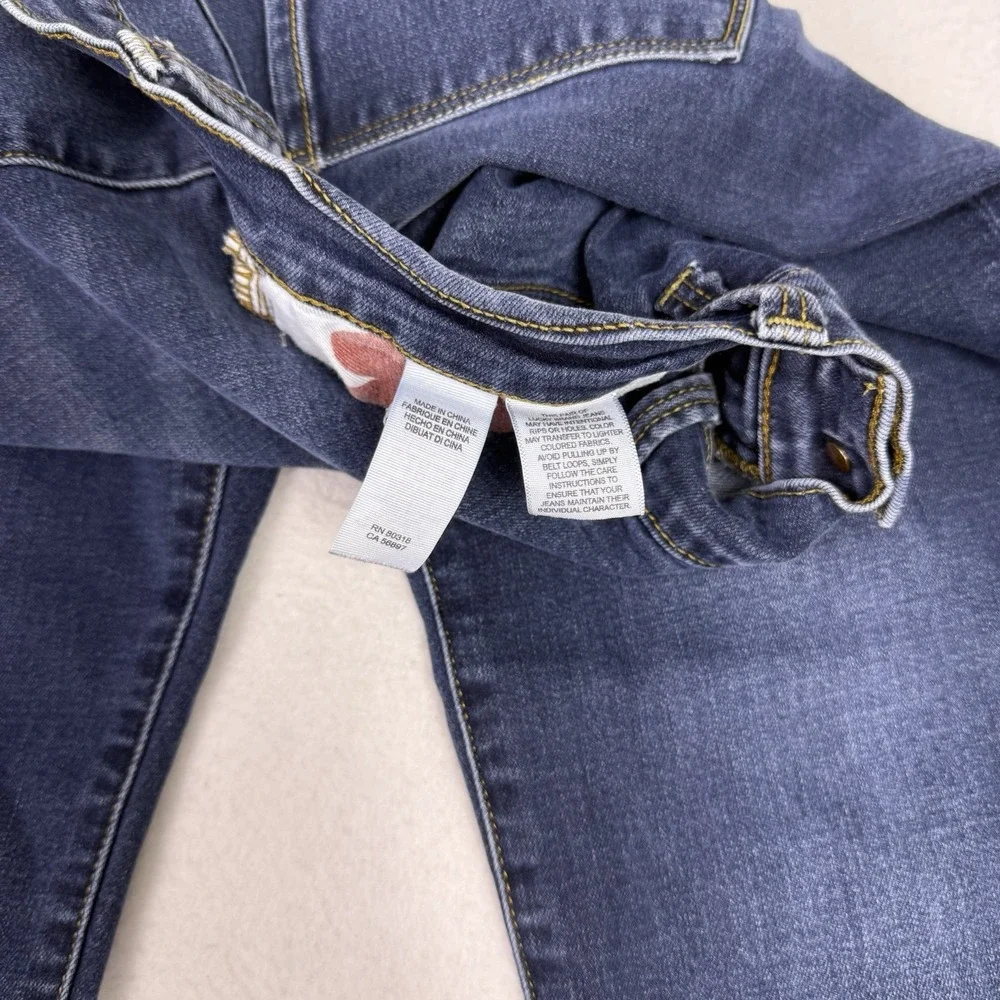 Lucky Brand Brooke Straight Ankle Jeans Women's 8/29 Blue Denim‎ Mid Rise